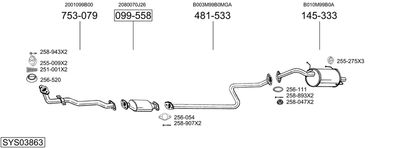 BOSAL SYS03863