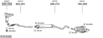 BOSAL SYS10359
