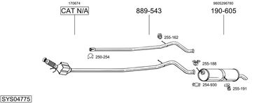BOSAL SYS04775