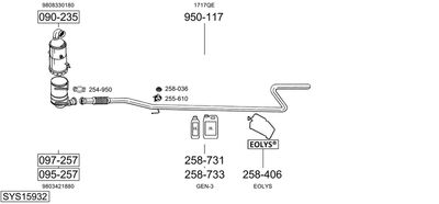 BOSAL SYS15932