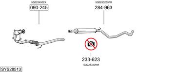 BOSAL SYS28513 BOSAL SYS28513