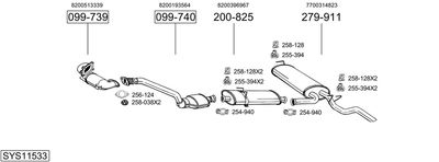 BOSAL SYS11533