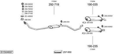 BOSAL SYS04697