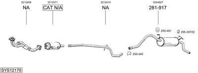 BOSAL SYS12170