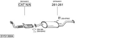 BOSAL SYS13684