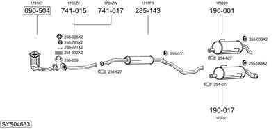 BOSAL SYS04633