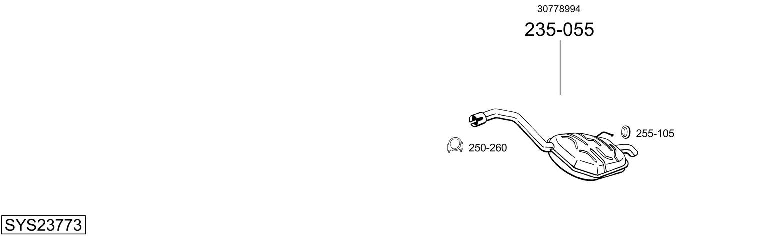 BOSAL SYS23773