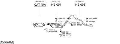 BOSAL SYS16296