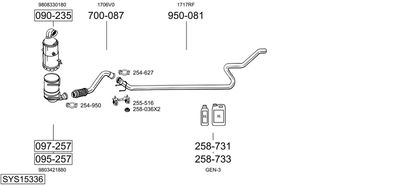 BOSAL SYS15336