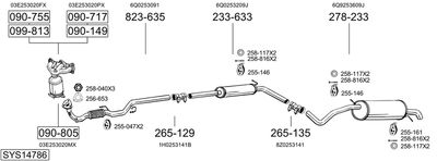 BOSAL SYS14786