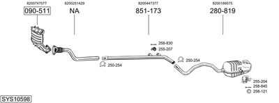 BOSAL SYS10598