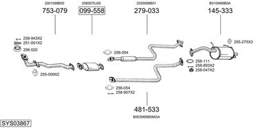 BOSAL SYS03867