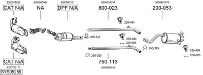 BOSAL SYS05259