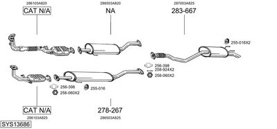 BOSAL SYS13686