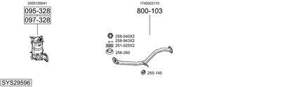BOSAL SYS29596 BOSAL SYS29596