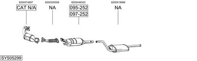 BOSAL SYS05299 BOSAL SYS05299