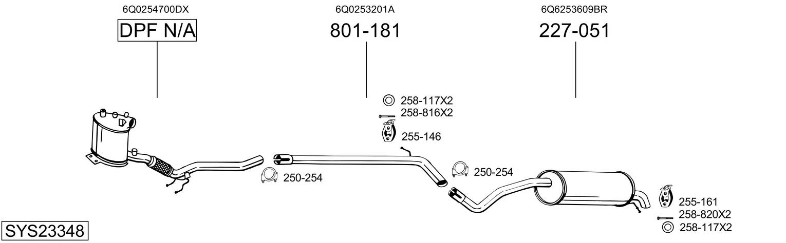 BOSAL SYS23348