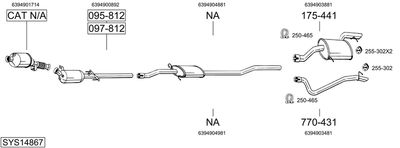BOSAL SYS14867