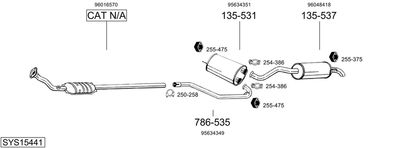 BOSAL SYS15441