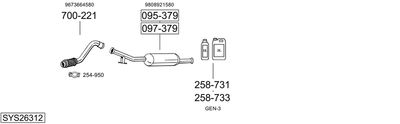 BOSAL SYS26312
