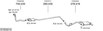 BOSAL SYS05214