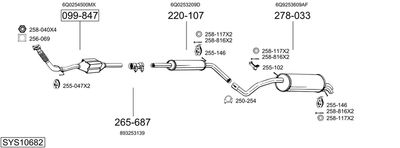 BOSAL SYS10682