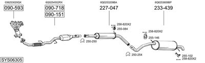 BOSAL SYS06305