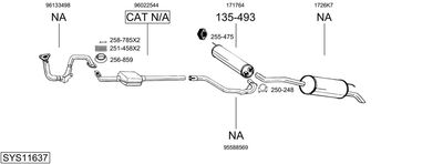 BOSAL SYS11637