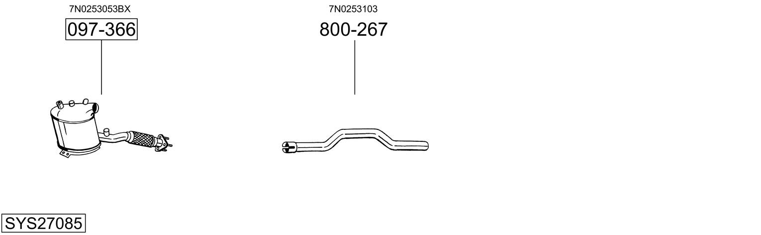 BOSAL SYS27085