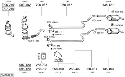 BOSAL SYS09236
