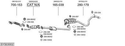 BOSAL SYS03002