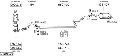 BOSAL SYS16029