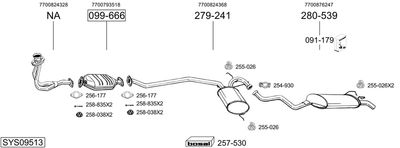 BOSAL SYS09513 BOSAL SYS09513