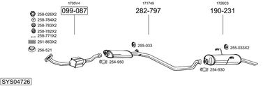 BOSAL SYS04726
