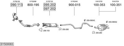 BOSAL SYS00083