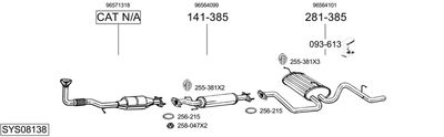 BOSAL SYS08138