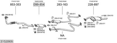 BOSAL SYS20909