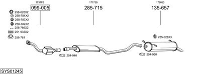 BOSAL SYS01245