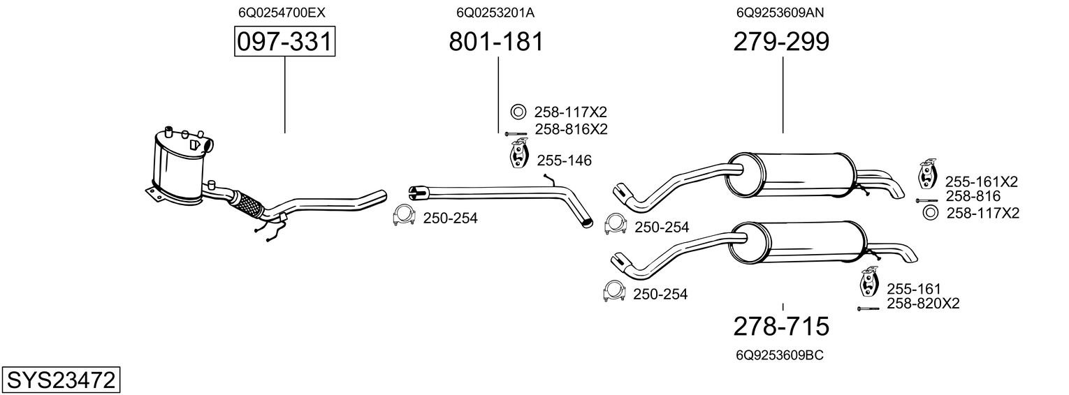 BOSAL SYS23472