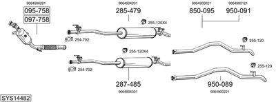 BOSAL SYS14482