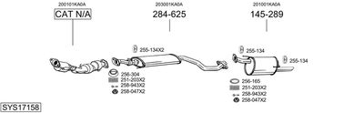 BOSAL SYS17158