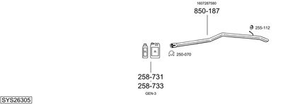 BOSAL SYS26305