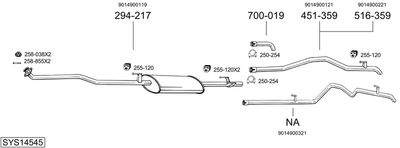 BOSAL SYS14545