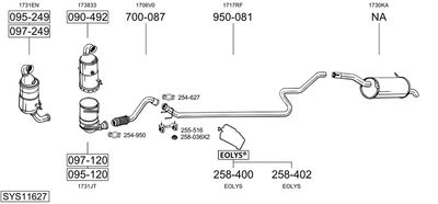 BOSAL SYS11627