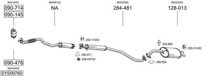 BOSAL SYS00780