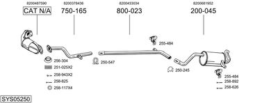 BOSAL SYS05250