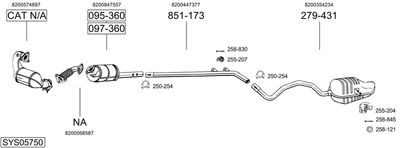 BOSAL SYS05750