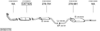 BOSAL SYS21775