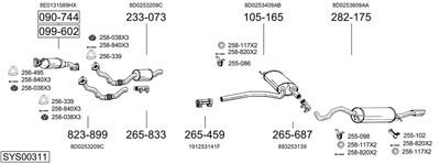 BOSAL SYS00311