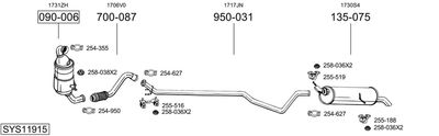 BOSAL SYS11915